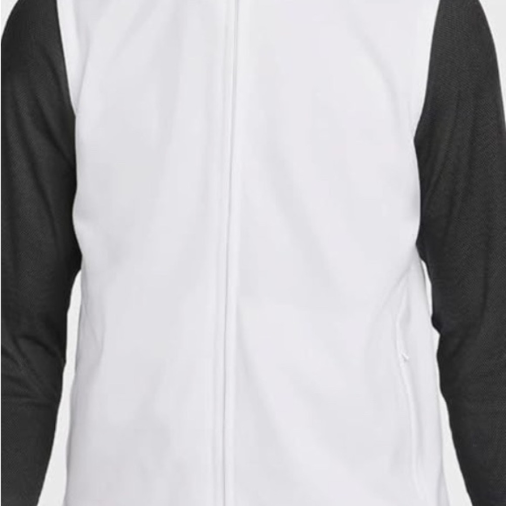 Nike White and Black Vest Lightweight Athletic Wear